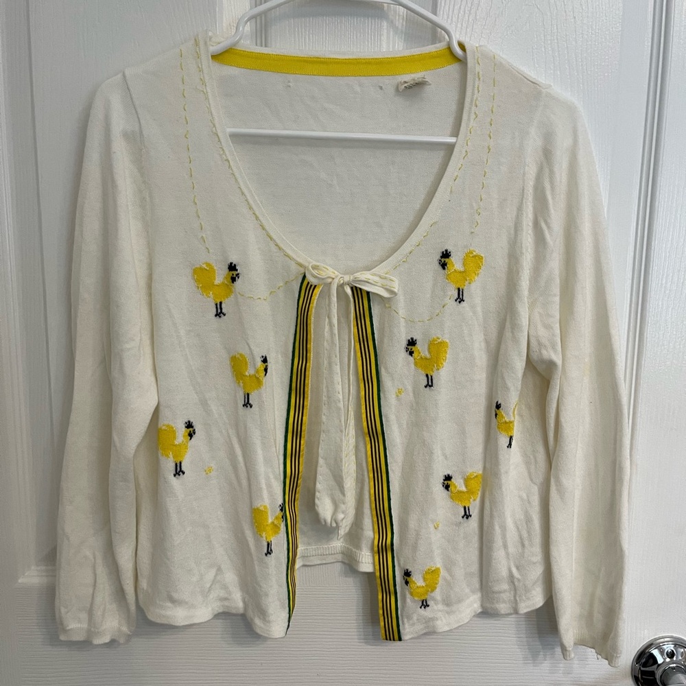 chicken cardigan